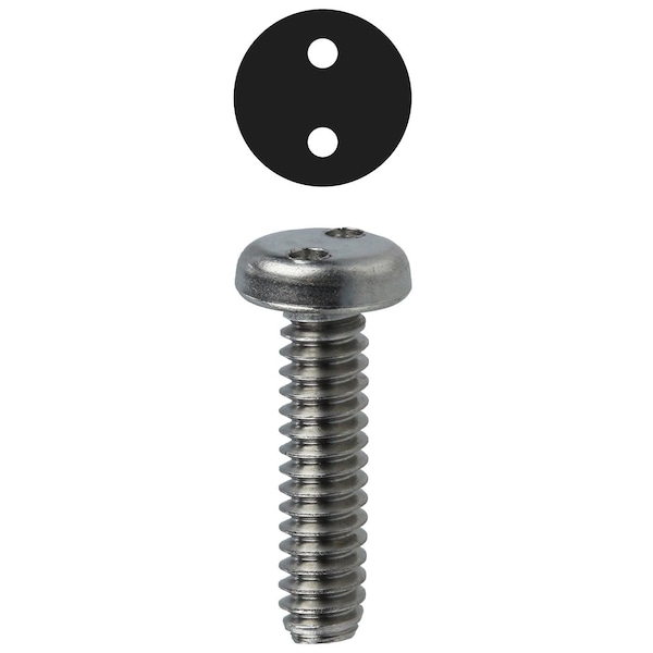 ※6cusページ Machine Screws, Slotted Pan Head, Stainless Steel 316, #6-32